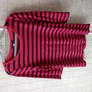 Only striped sequined top